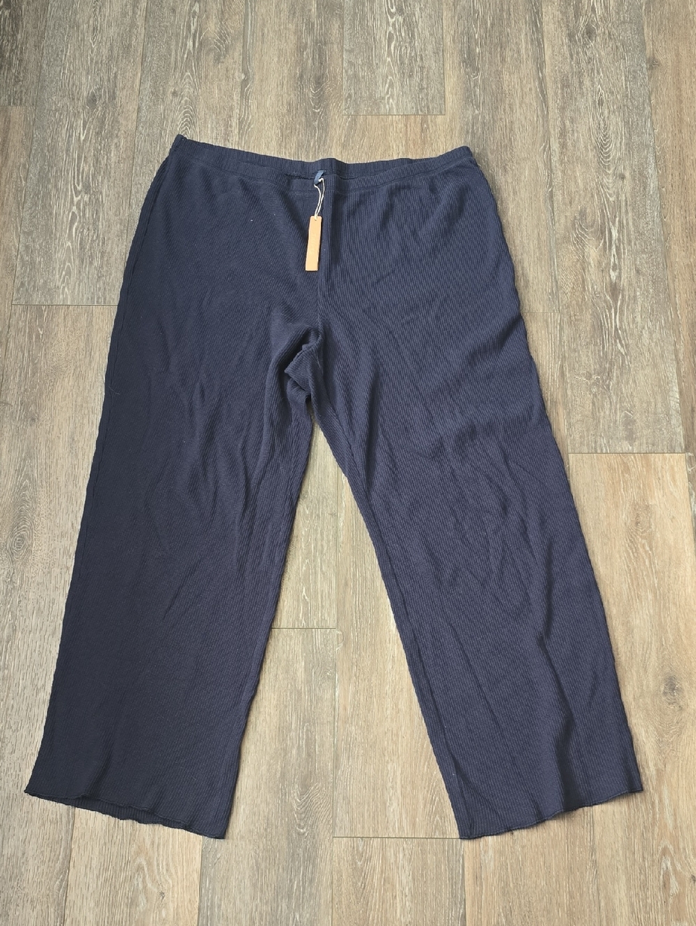 SKIMS Kim Kardashian Women's 4X Heavy Waffle Straight Leg Pants New w/ Tags!